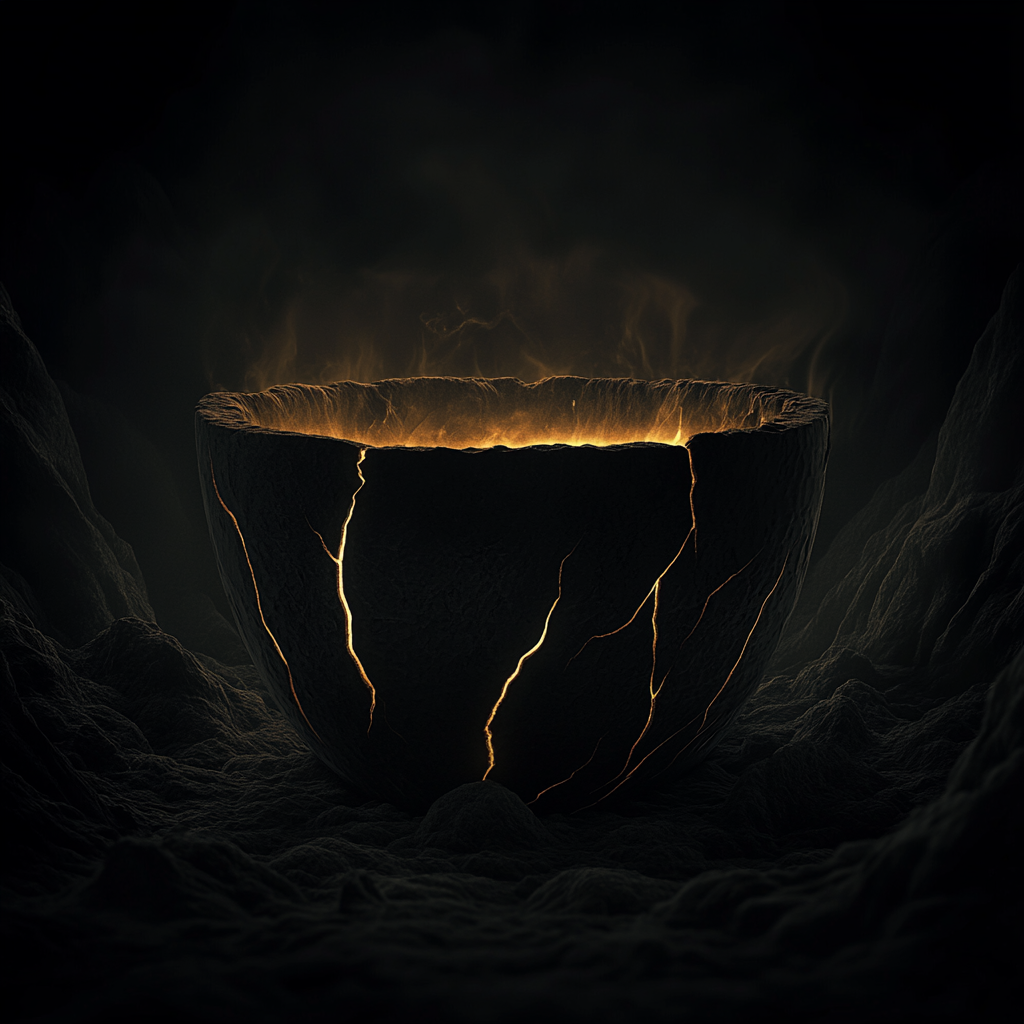cracked cup
